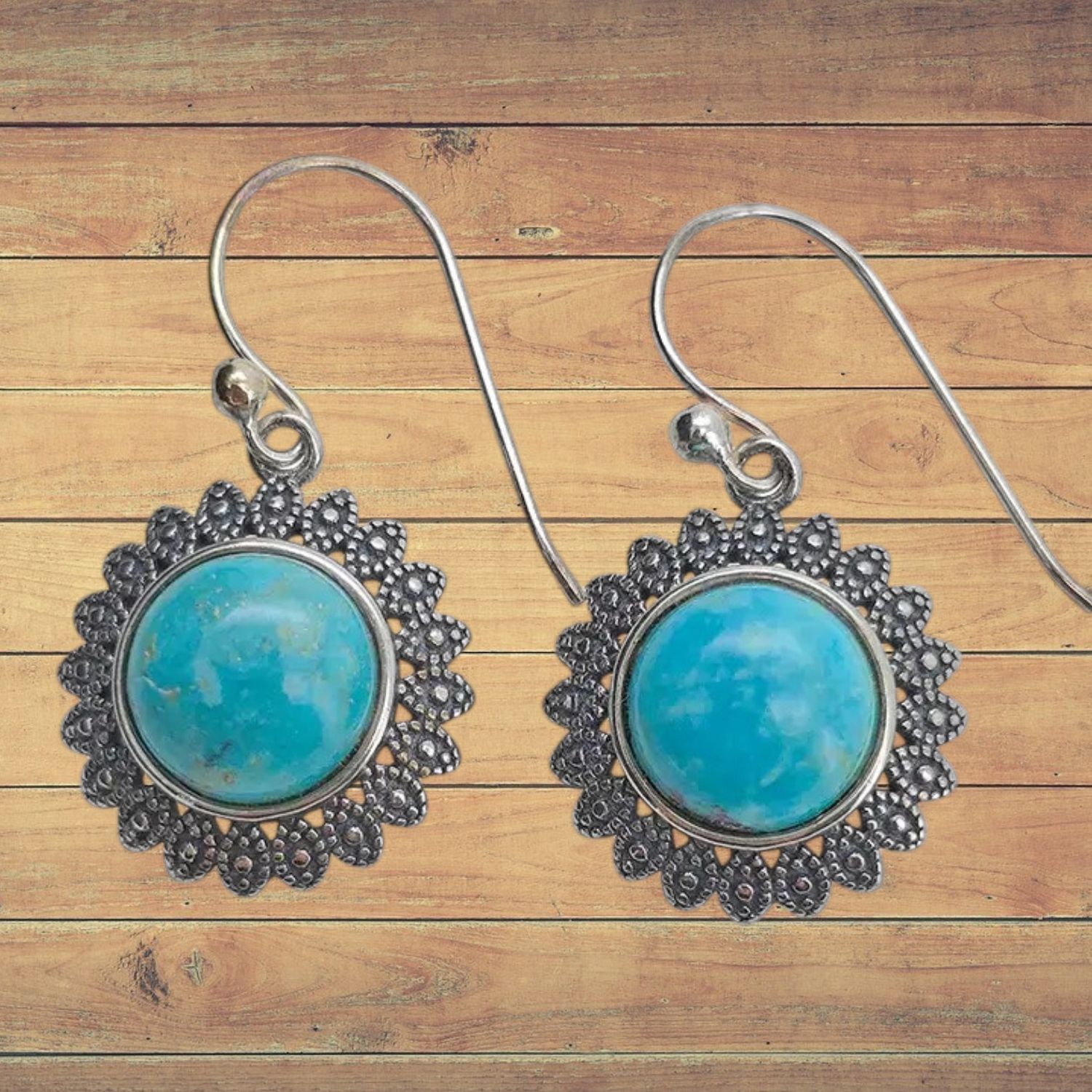 Flower Turquoise S/S Earrings