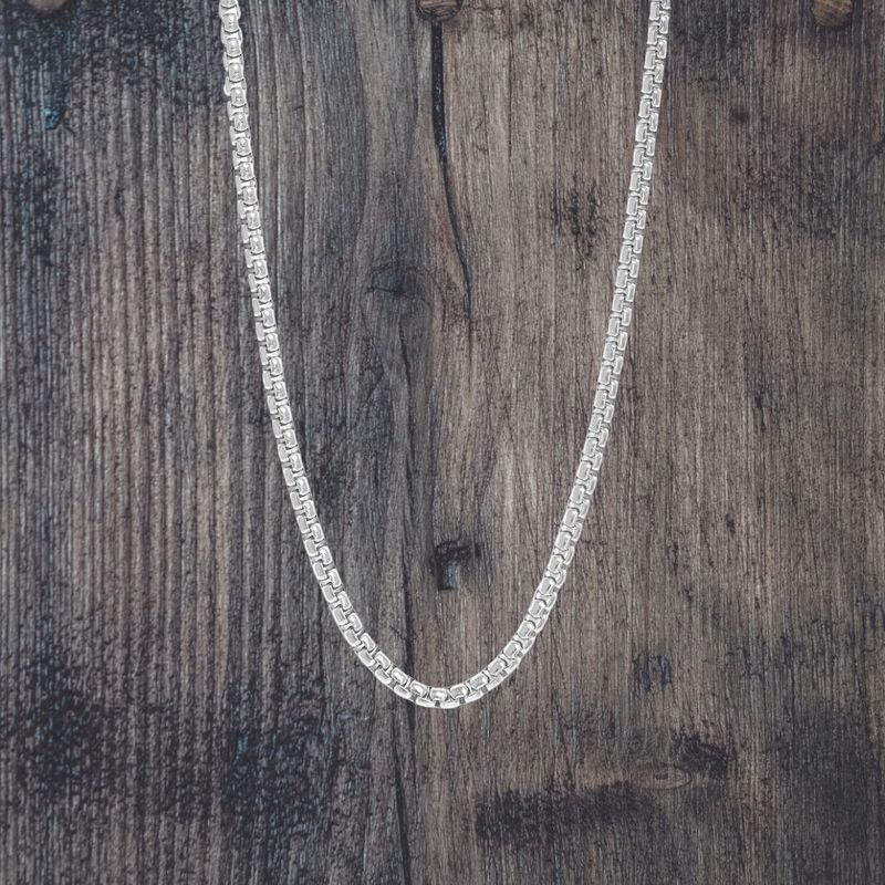 Rounded Box 20" Stainless Steel Chain Rounded Box 20" Stainless Steel Chain