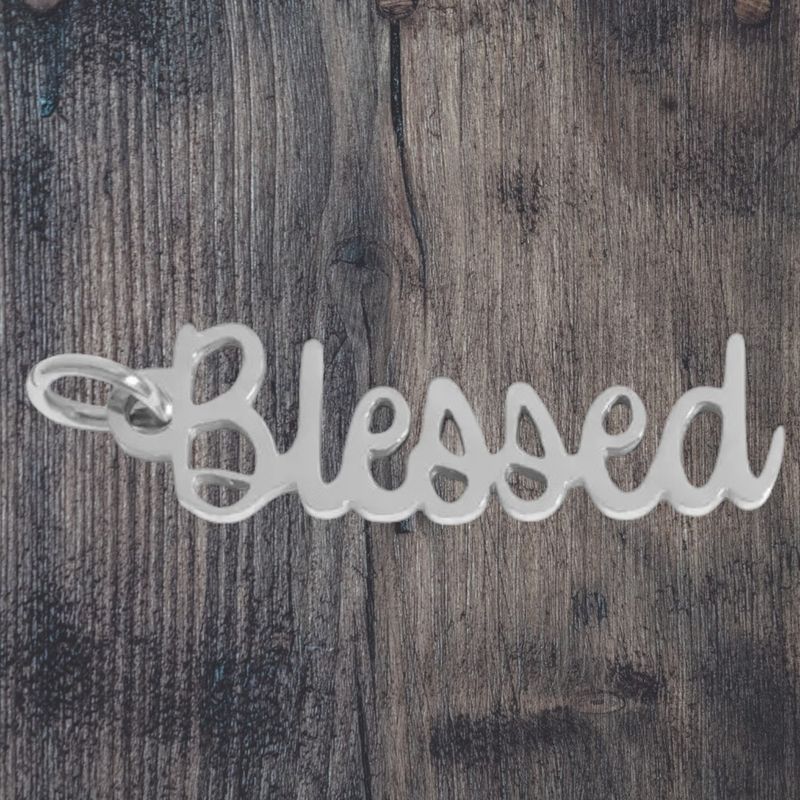 Blessed Stainless Steel Charm