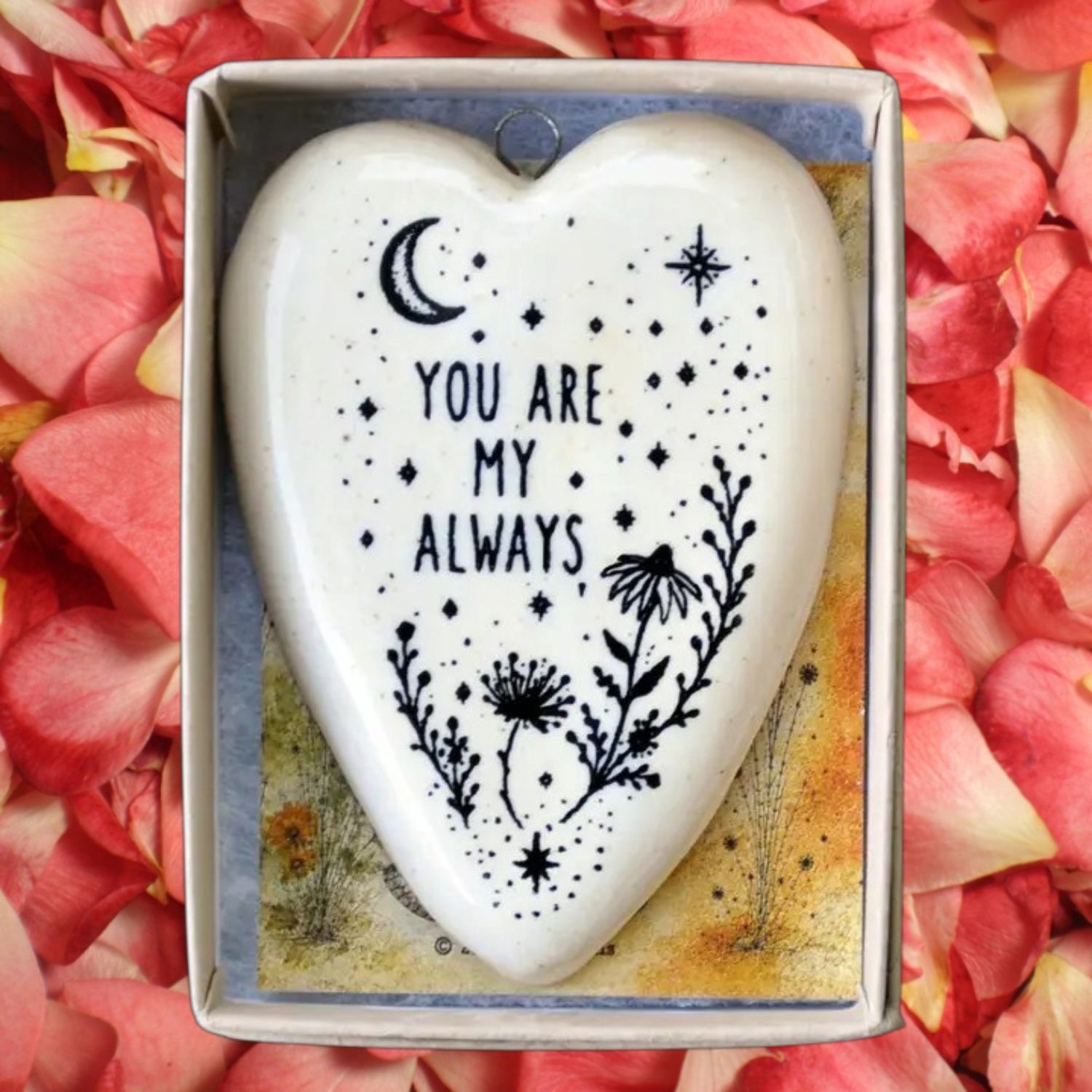 "You Are My Always" Clay Heart