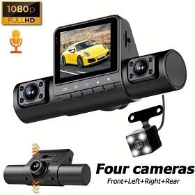4 Channel Vehicle Camera 1080P Car DVR Video Recorder Dashcam