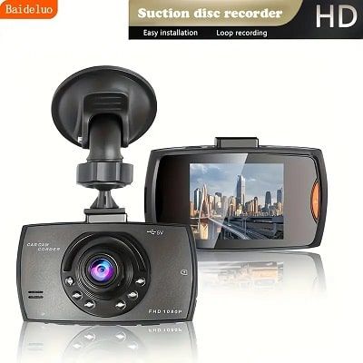 BAIDELUO G30 Dashcam with 6.1cm Screen, Infrared Night Vision, Wide-Angle Single Lens