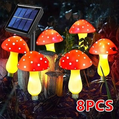 AMill Solar 8 Mushroom Lights