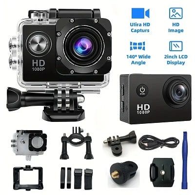 1080P HD Sports Action Camera: Capture Every Moment in Stunning Detail