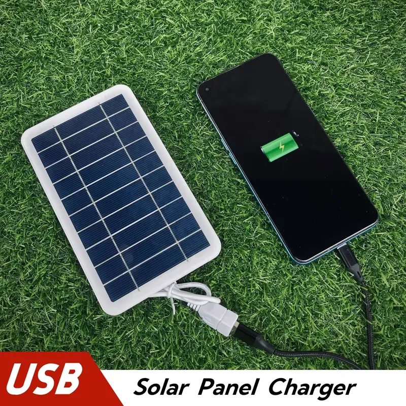 Solar Panel USB Charger - Portable, Efficient and Eco-Friendly Energy Solution