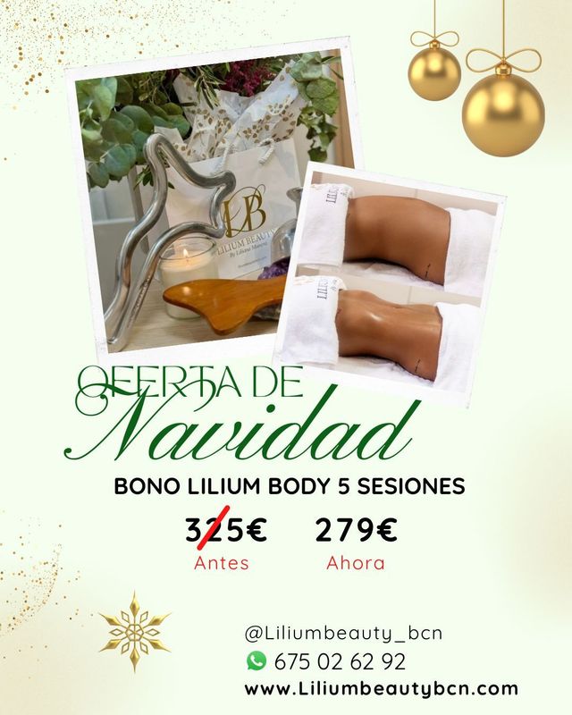 BONO LILIUM BODY 5 SESIONES BONO LILIUM BODY 5 SESIONES