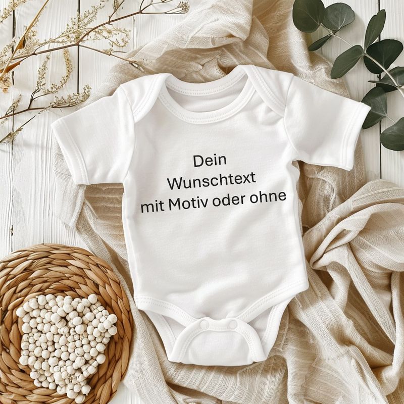Babybody kurzarm individuell gestaltbar