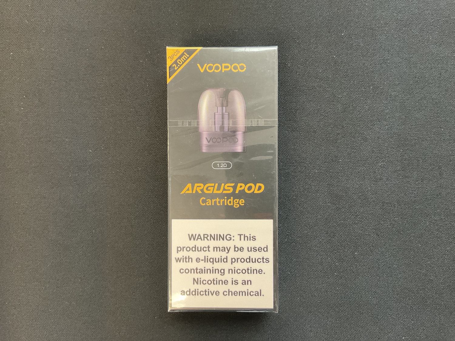 Argus Pod cartridge, Ohm: 1.2ohm