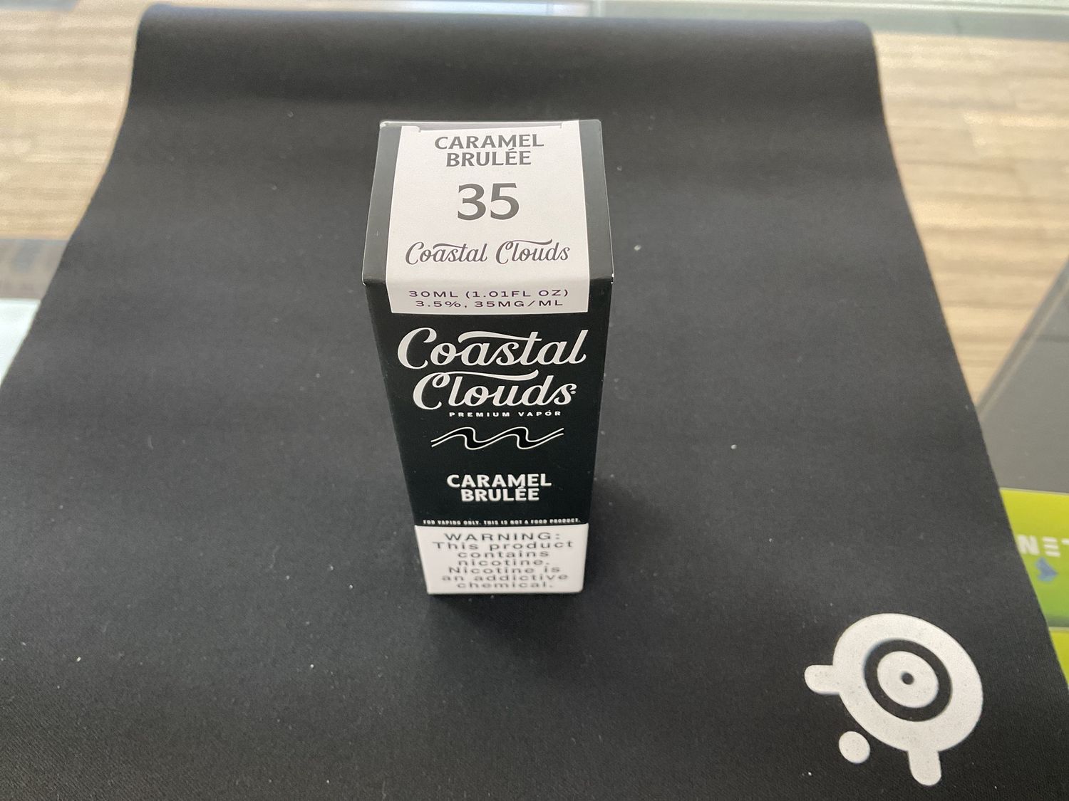 Coastal Clouds Salt Nic Juice, Mg: 35, flavor: Caramel Brûlée