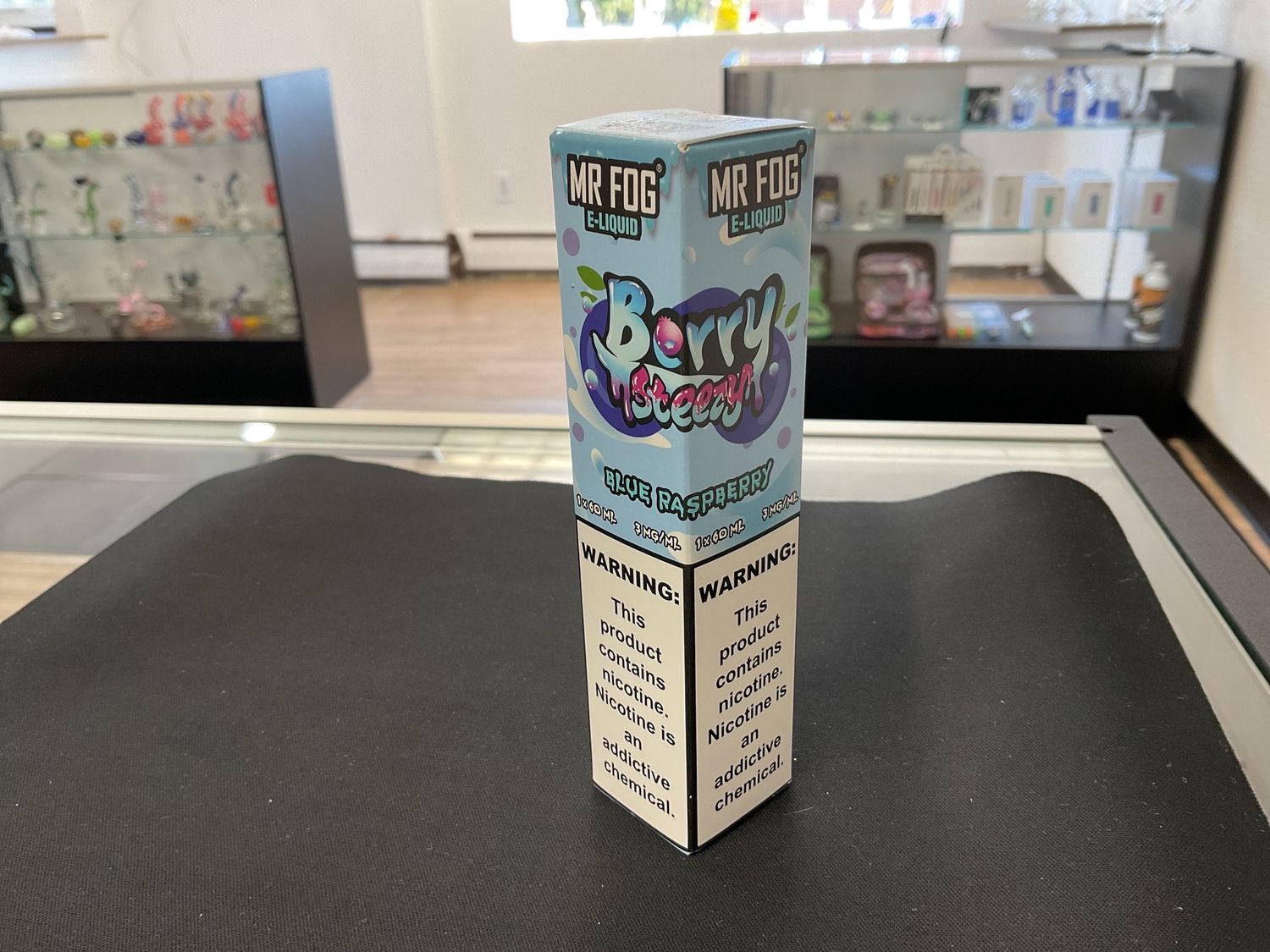 E-liquid, Mg: 3mg, Name: Berry Steezy, flavor: Blue Raspberry