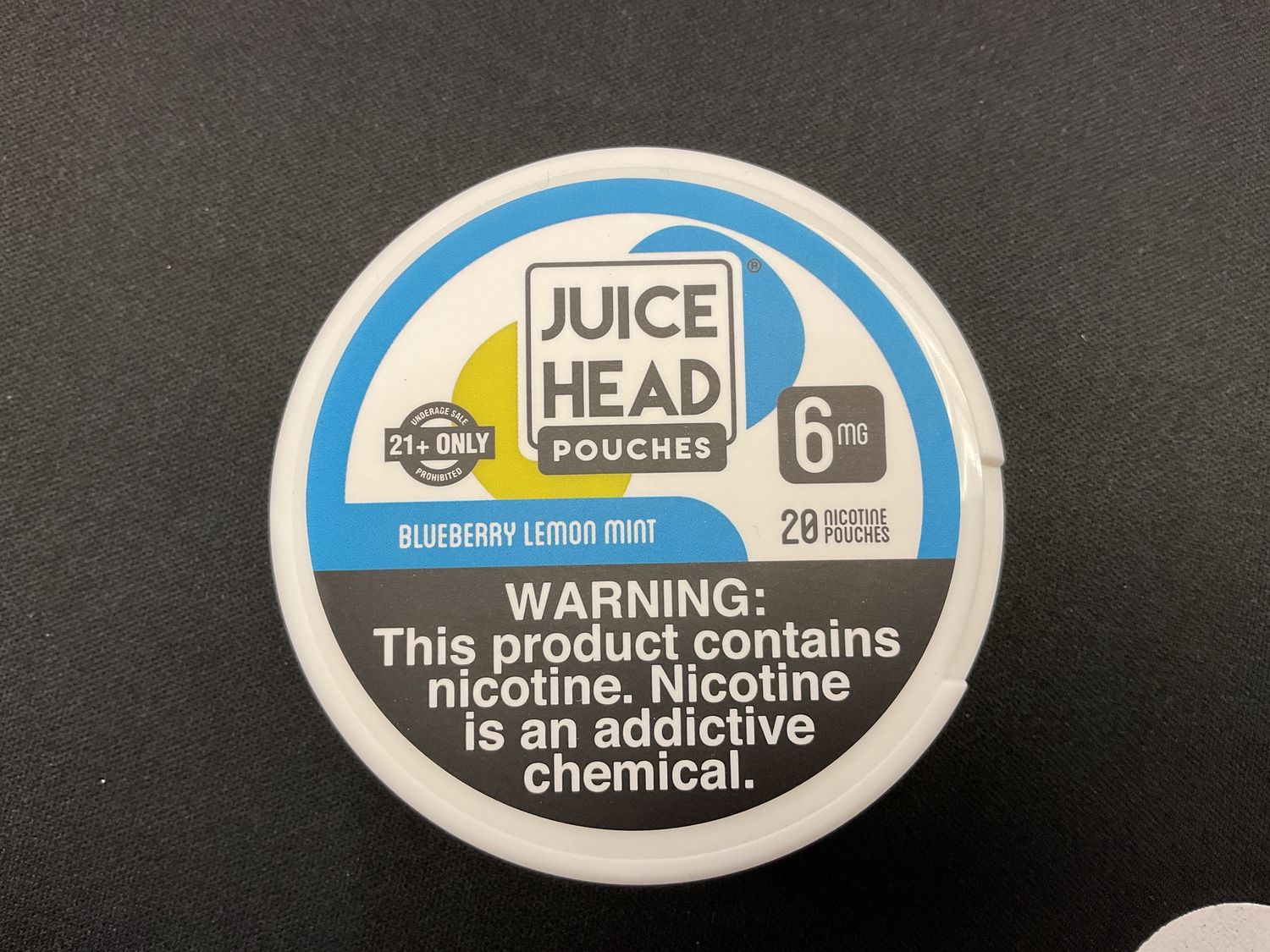 Pouches, Mg: 6, flavor: Blueberry lemon mint
