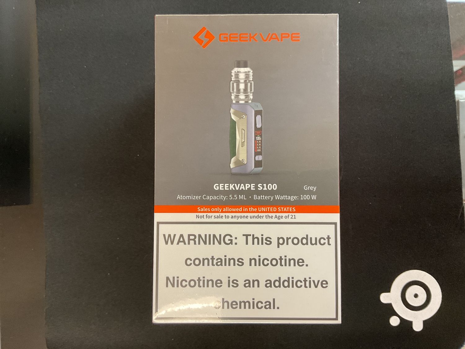 Geek vape S100, Colour: Grey