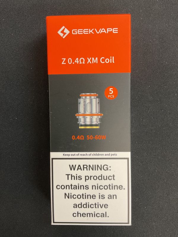 Geek Vape Z 0.4 ohm XM coil 50-60w