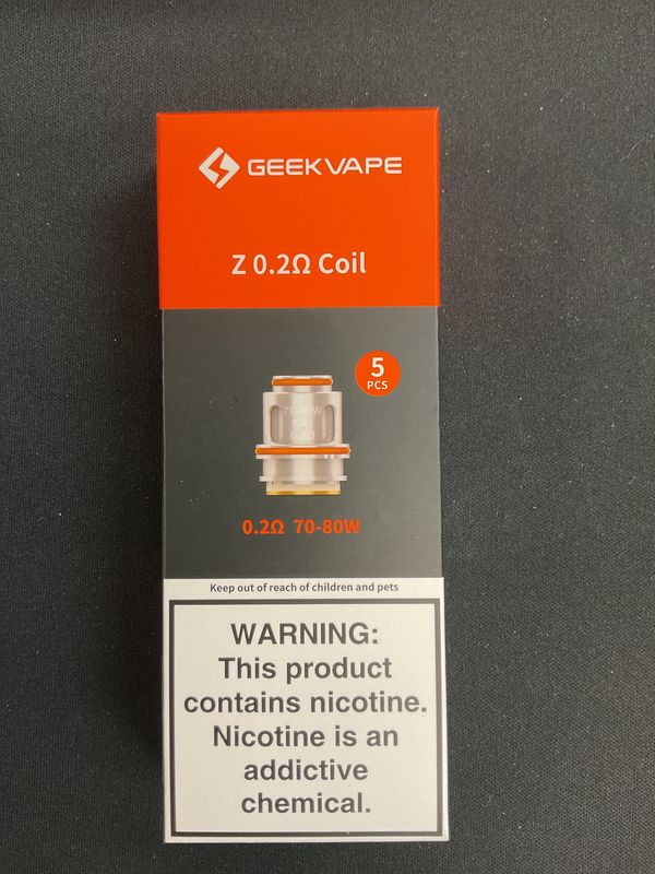 Geek Vape Z 0.2 ohm coil 70-80w
