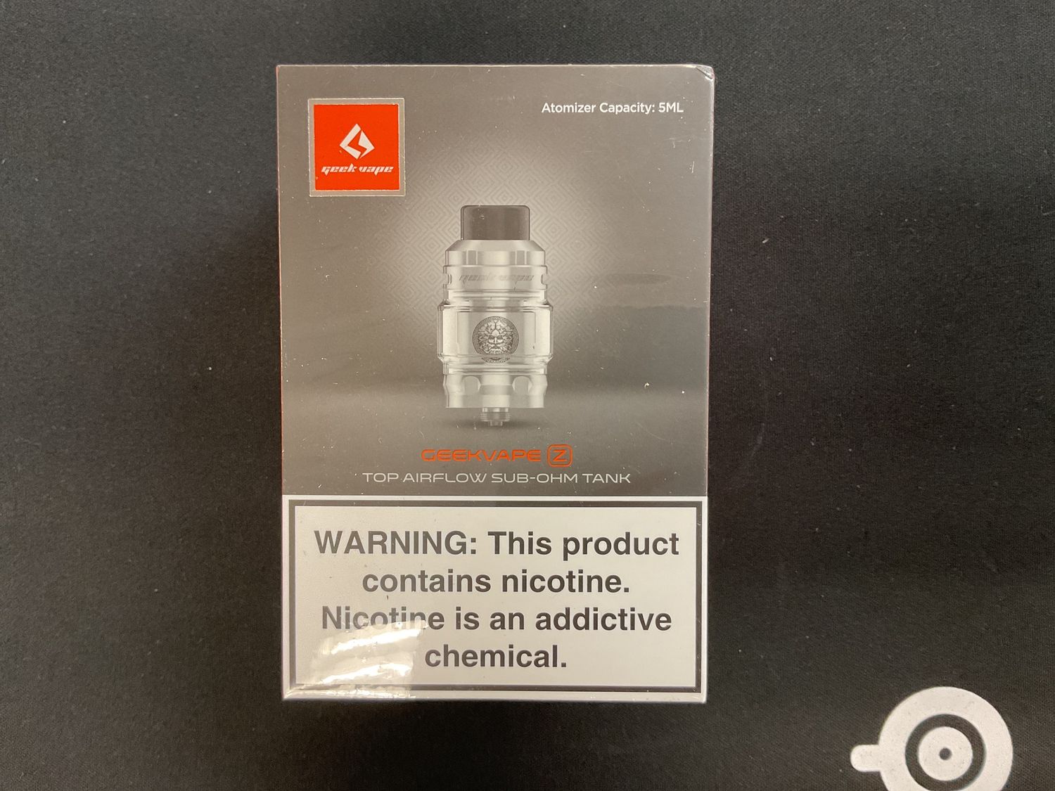 Geek Vape Z sub-ohm Tank 5ml, Colour: Stainless Steel