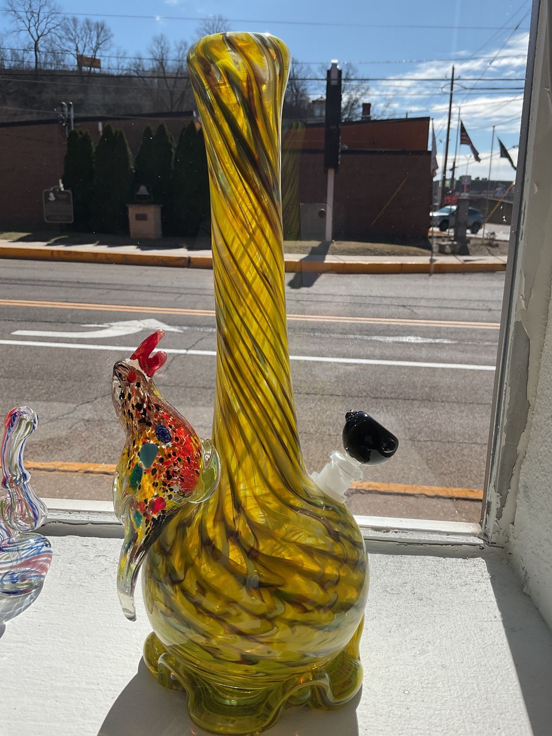 High point glass bong bird