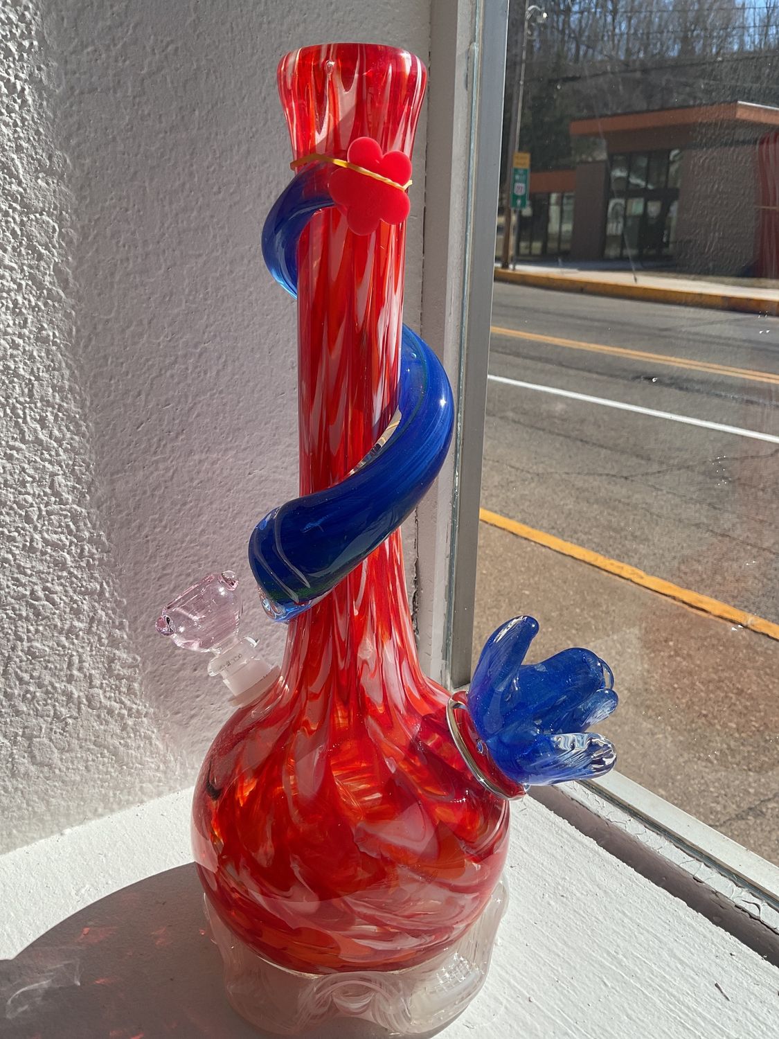 High point glass bong flower