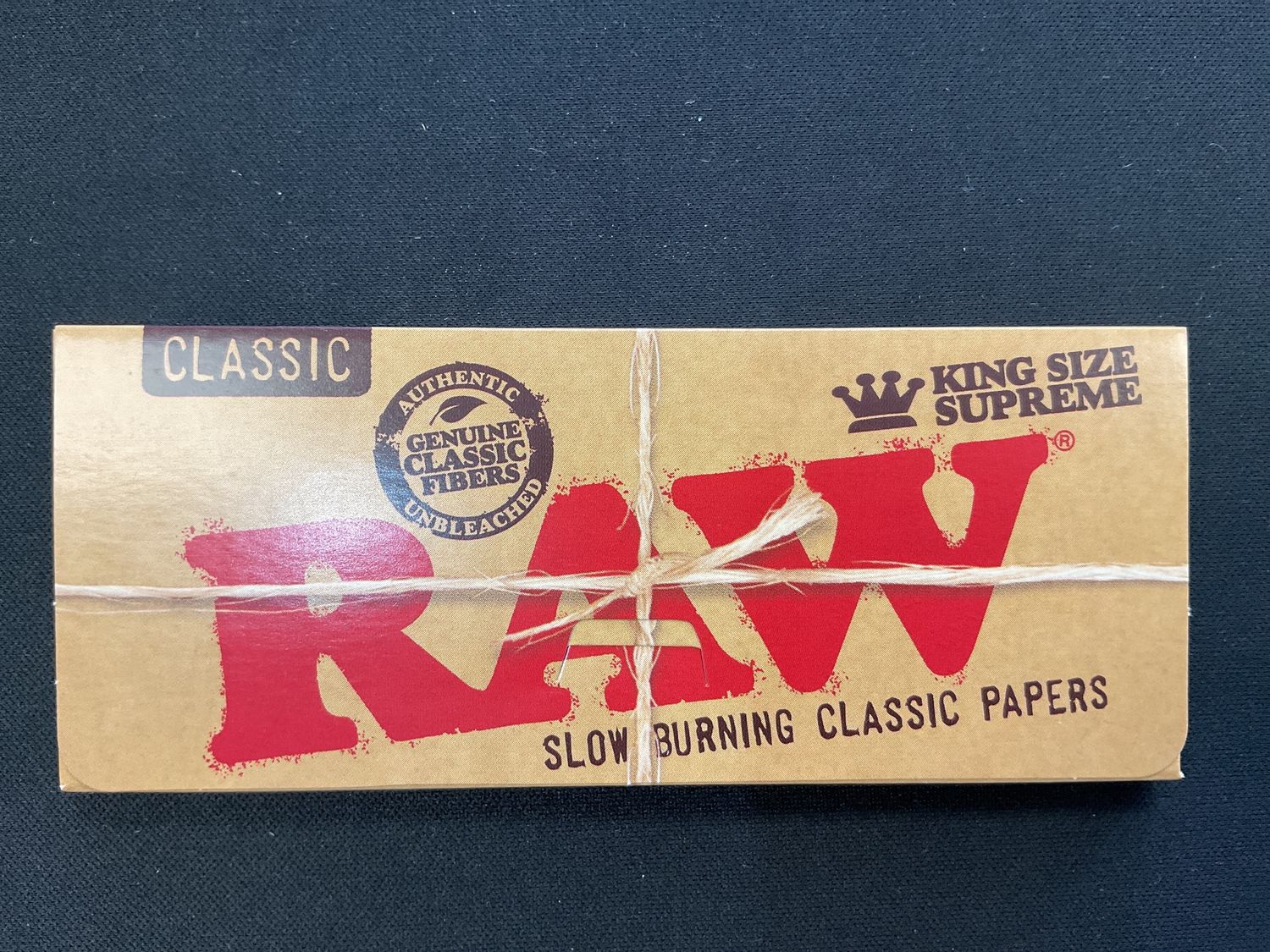Raw Supreme Creaseless Natural Papers king size