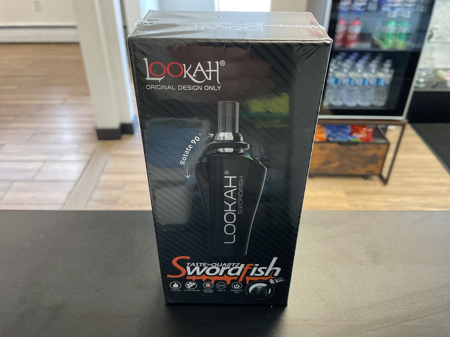Lookah Swordfish Portable Vaporizer kit, Colour: Black