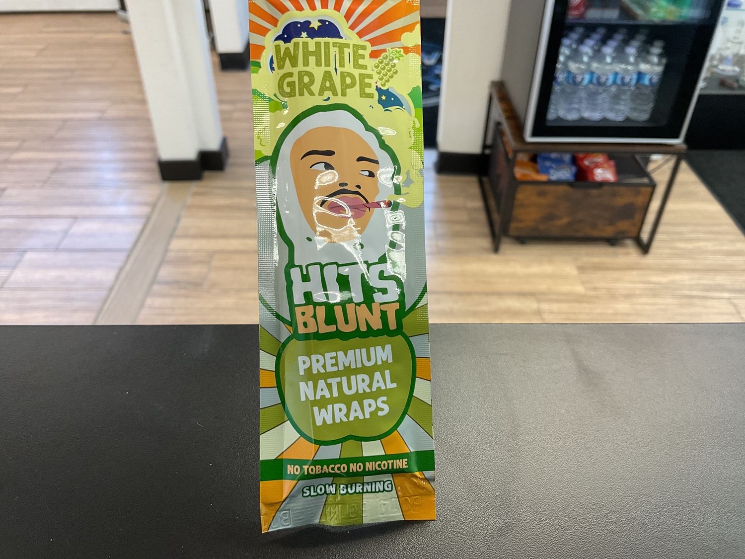 Hits Blunts Premium Organic Wraps 2pk, flavor: White Grape