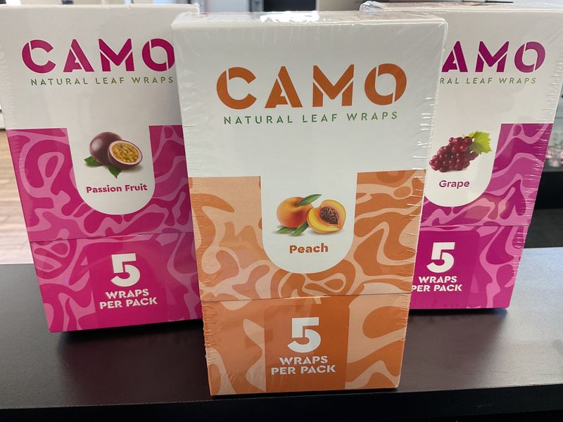 Camo Natural Leaf Wraps 5 pk