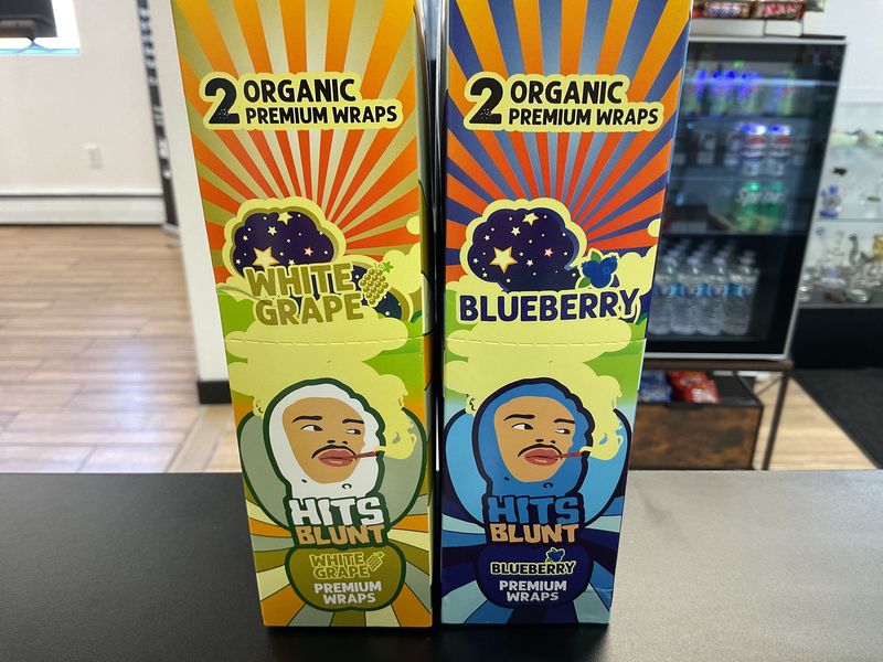 Hits Blunts Premium Organic Wraps 2pk
