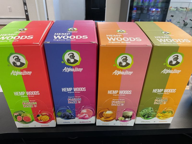 Afghan Hemp Duo Hemp Woods Organic Wraps 2pk