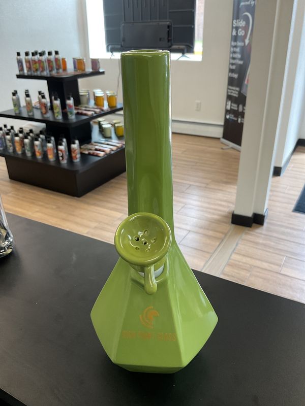 Diamond beaker water pipe - Green