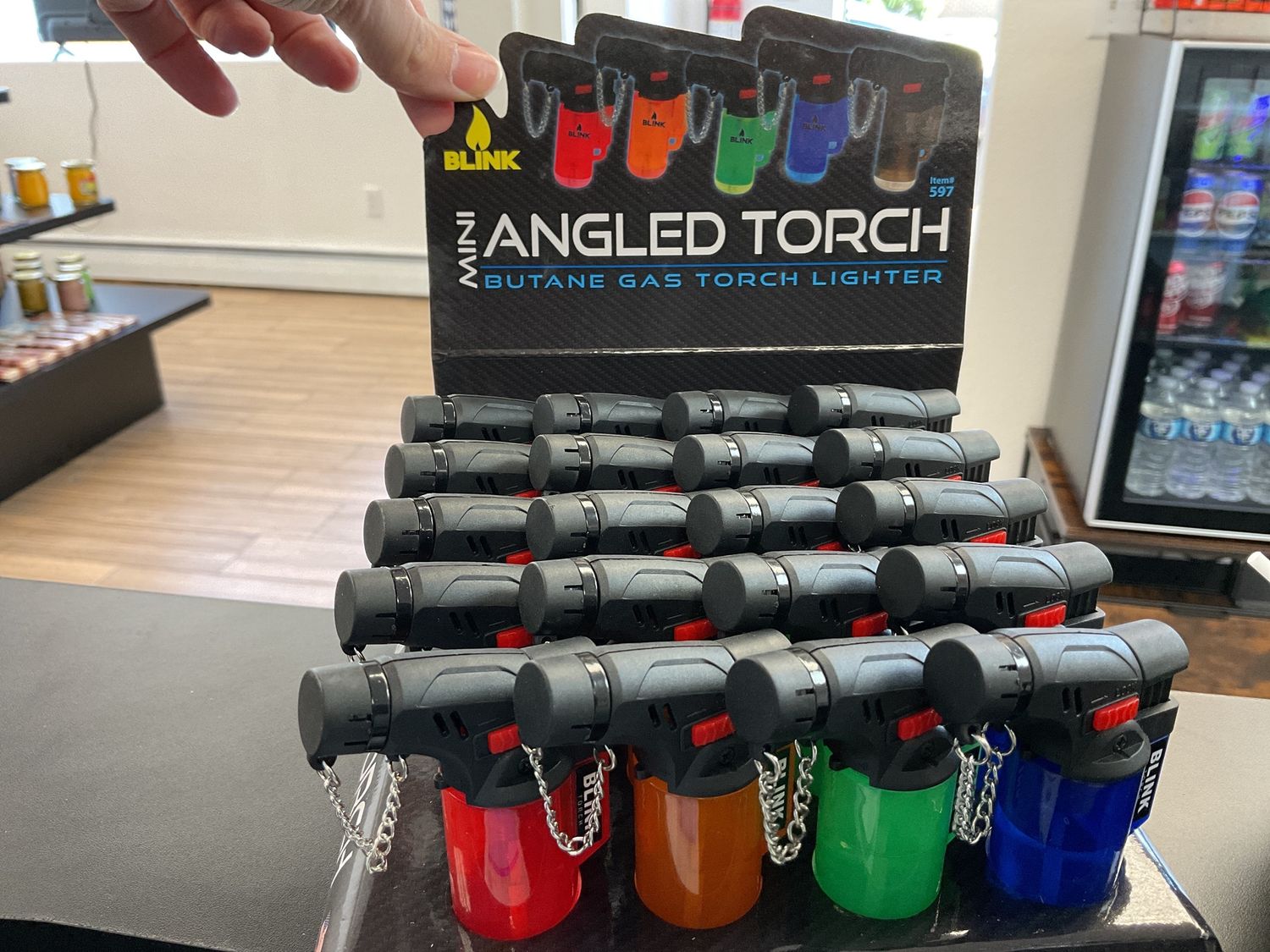 Mini Frosted Angle Torch