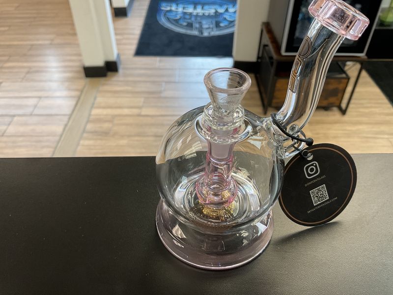 5in Steamy Sesh Tea Kettle w/perc mini water pipe