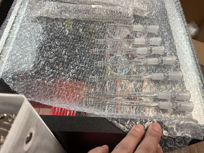 Down Stem glass on glass 14mm to 14mm