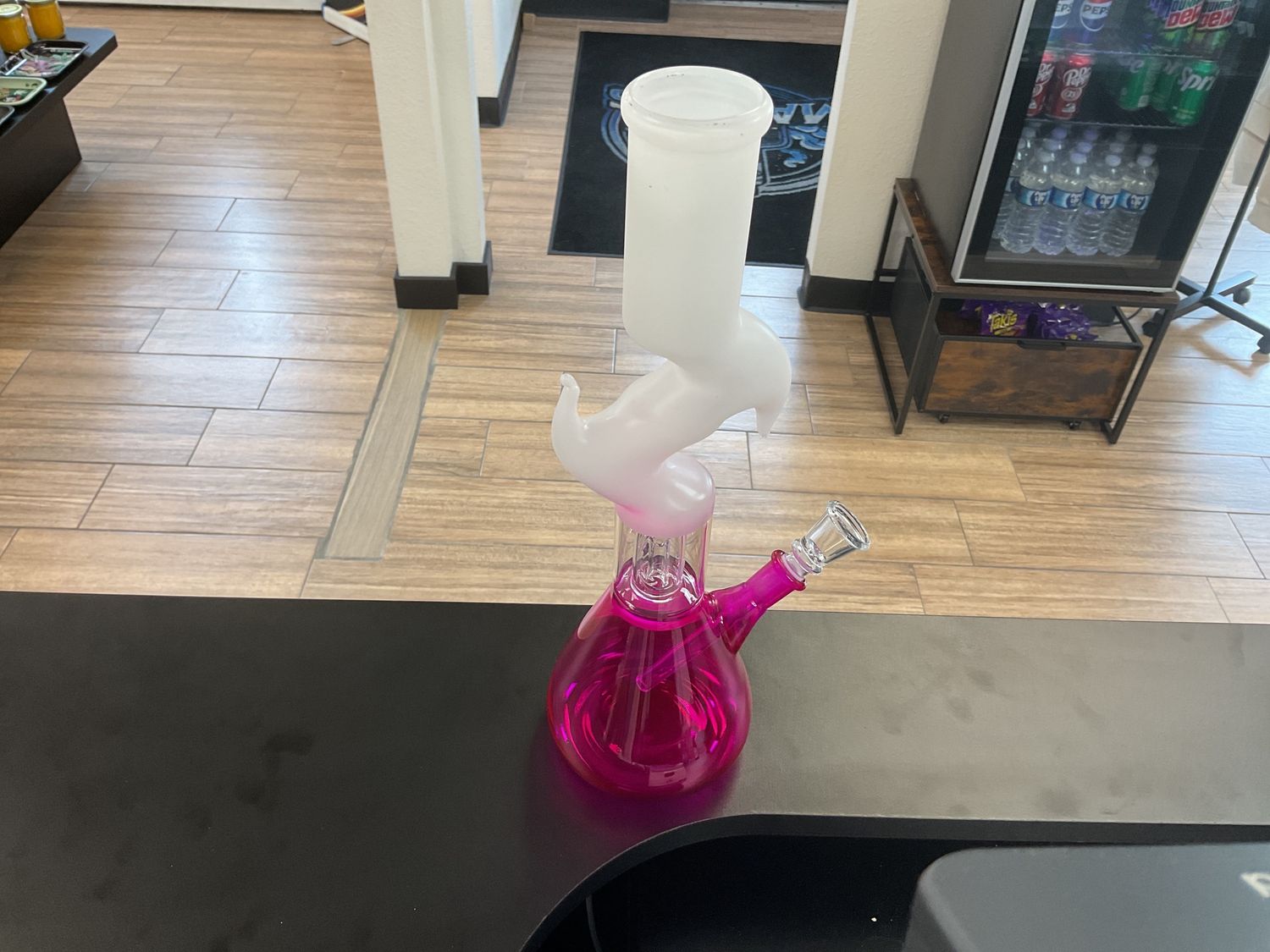 12” Single dome frosted Art bong