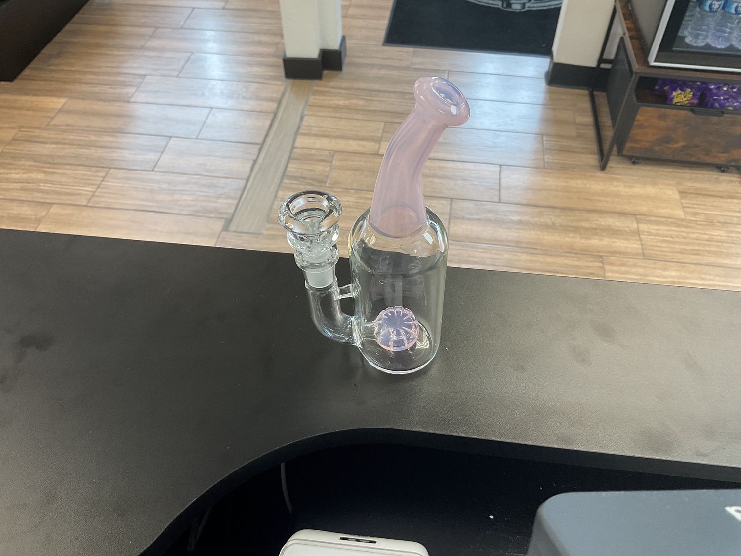 6.5” Bottle Shaped Showerhead Perc Bong