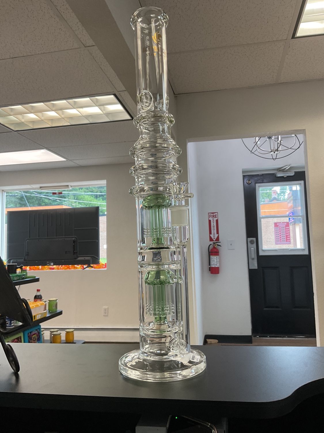 20.4in Double Tree Perc Water Pipe