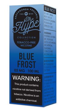 The Hype Juice, Mg: 3mg, flavor: Blue Frost