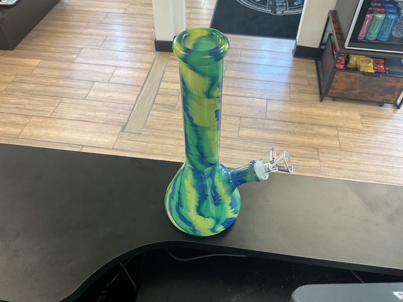 10” Marble Paint Bong