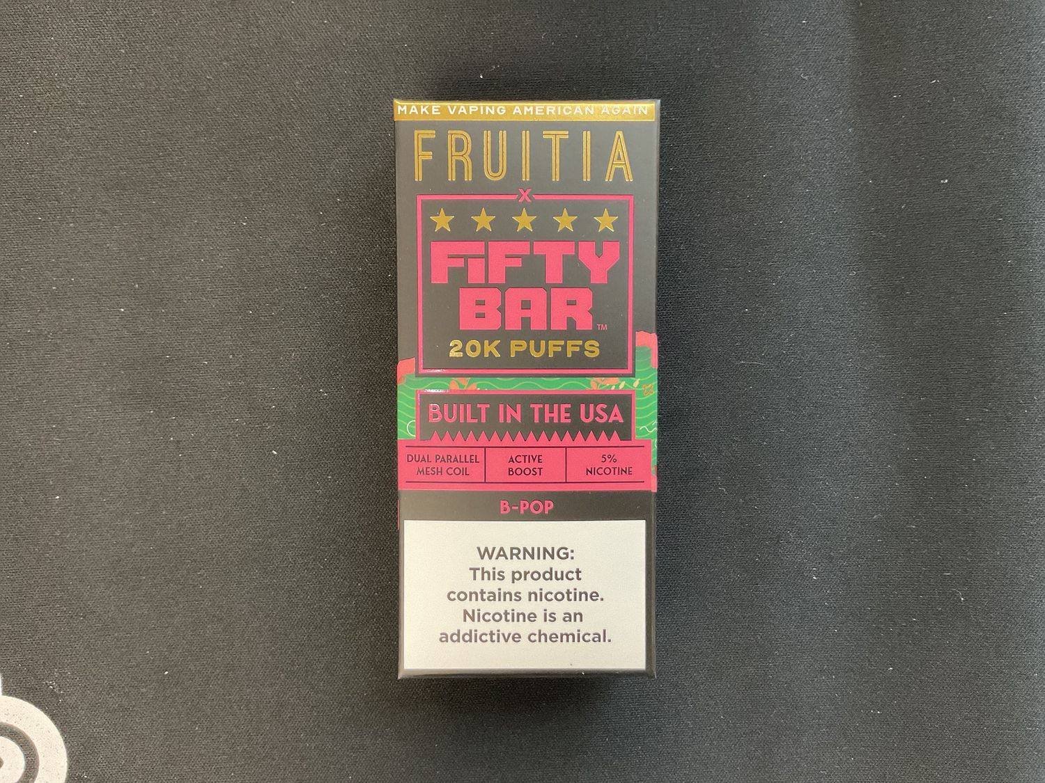 Fruitia, flavor: B-Pop