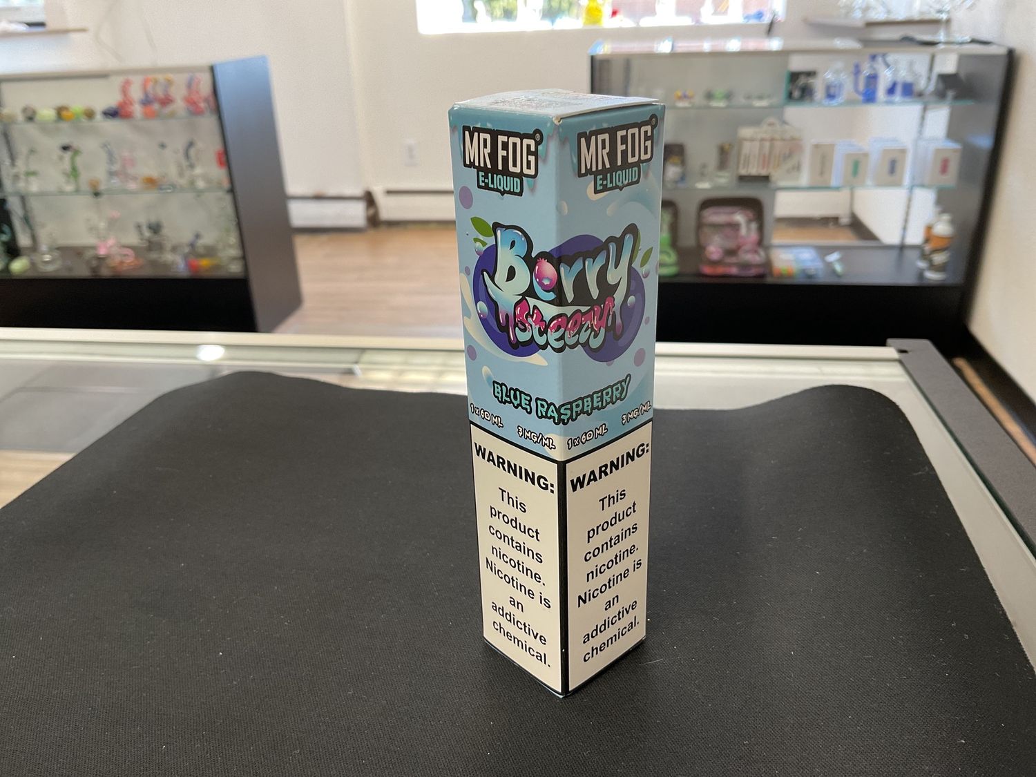 E-liquid, Mg: 3mg, Name: Berry Steezy, flavor: Blue Raspberry