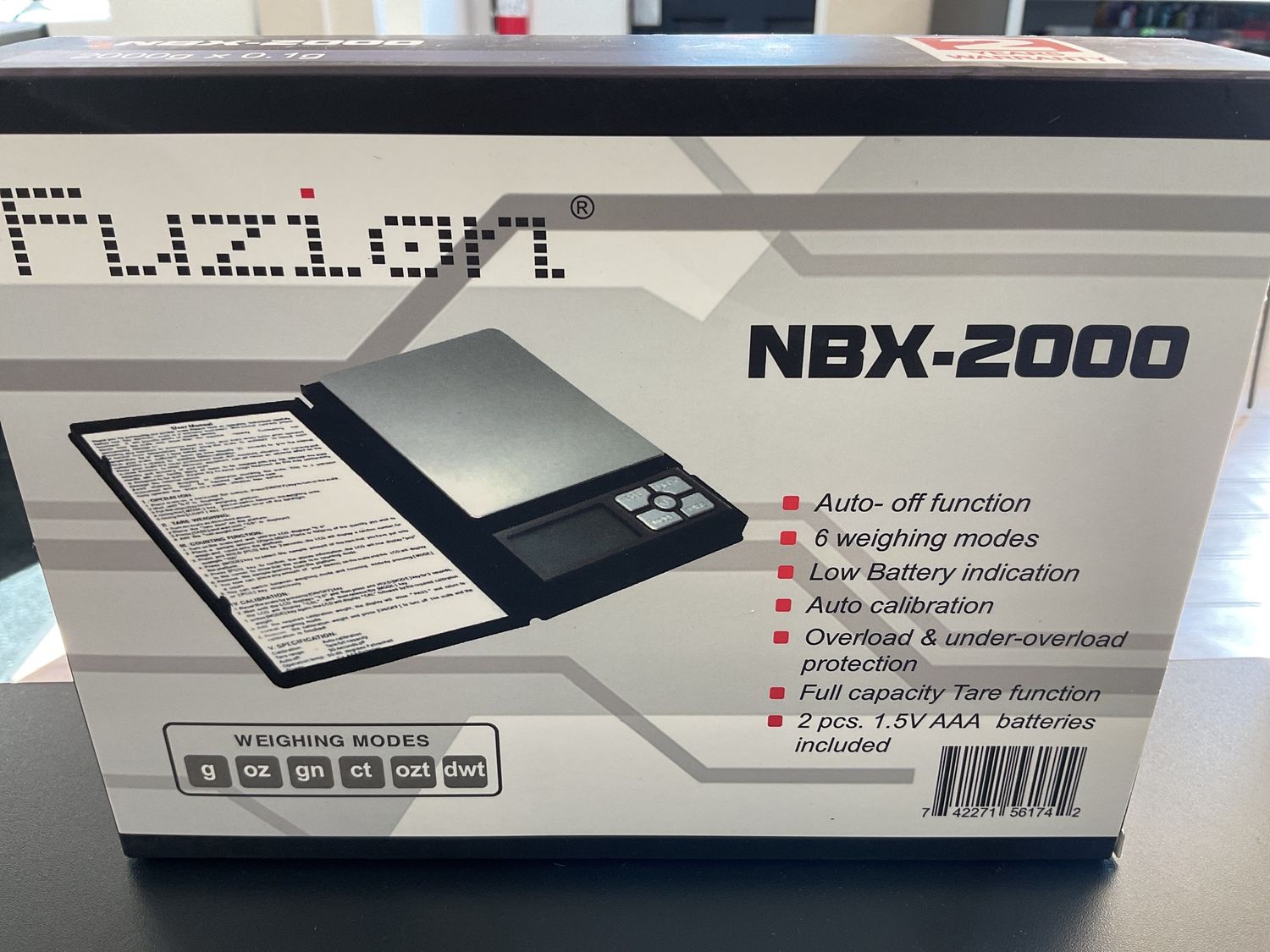 NBX-2000 200g X 0.1Gm scale