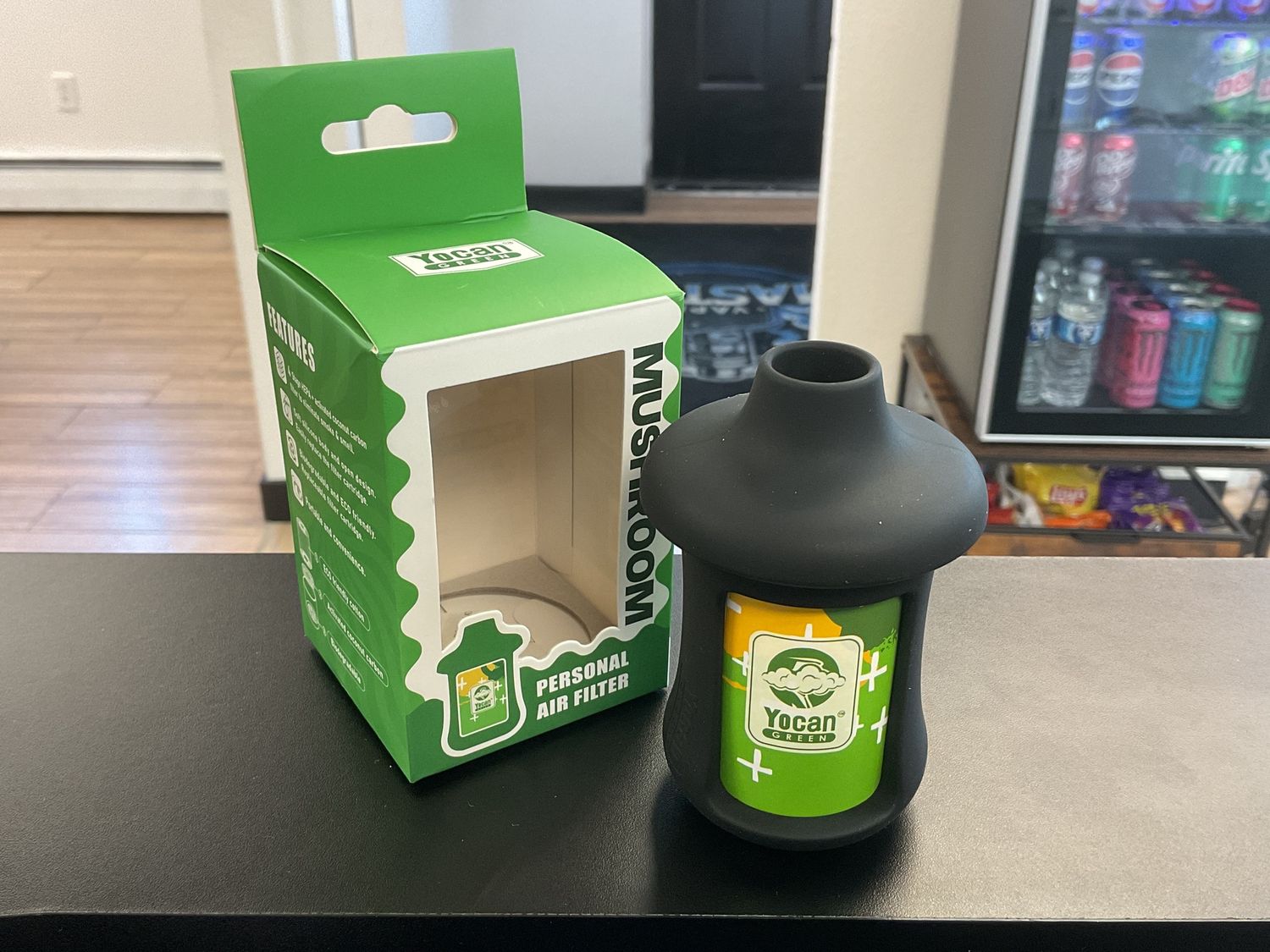 Mushroom Personal Air Filter, Color: Black