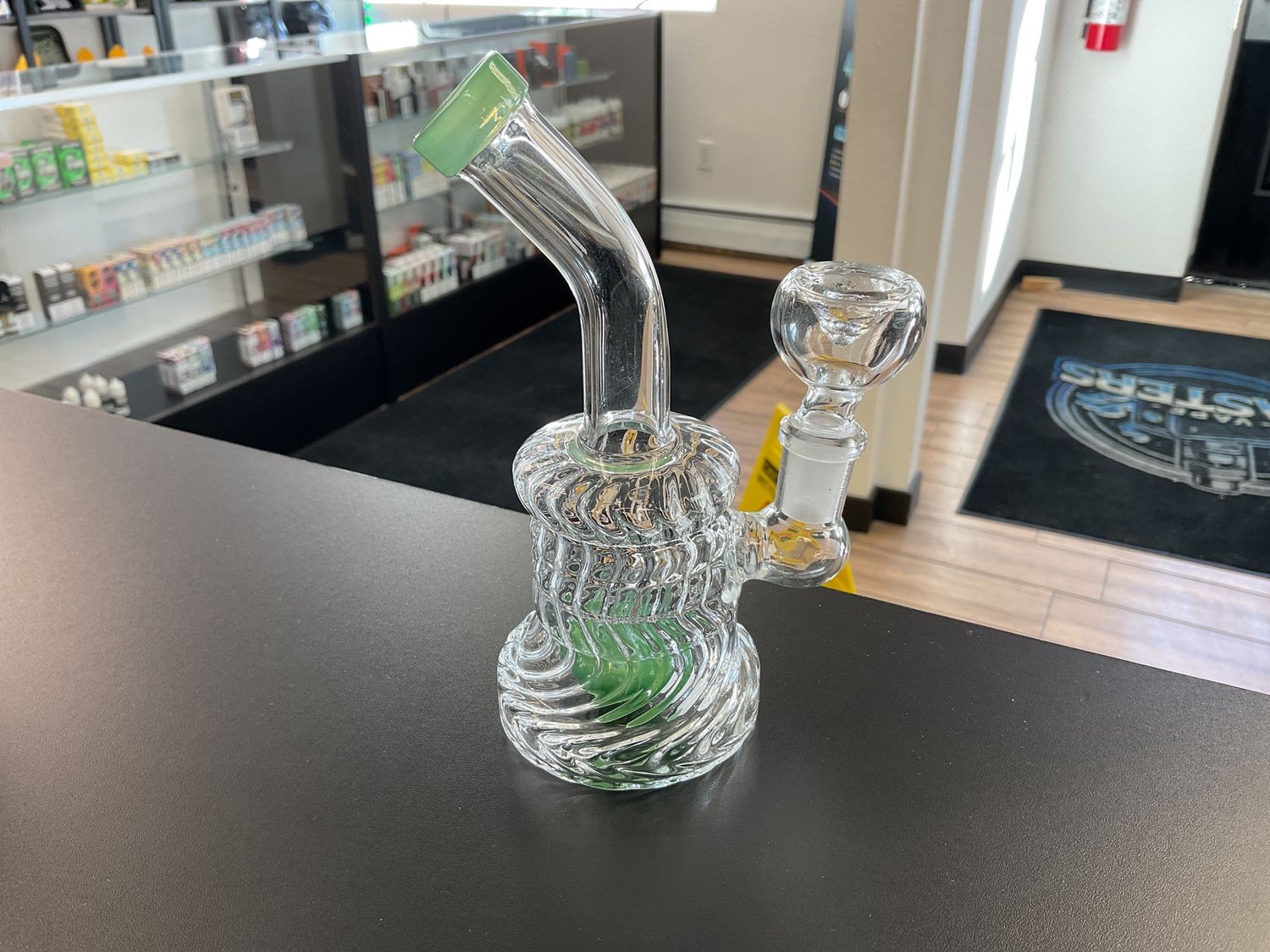 6in Mini Clear Diamond tube Shower head water pipe