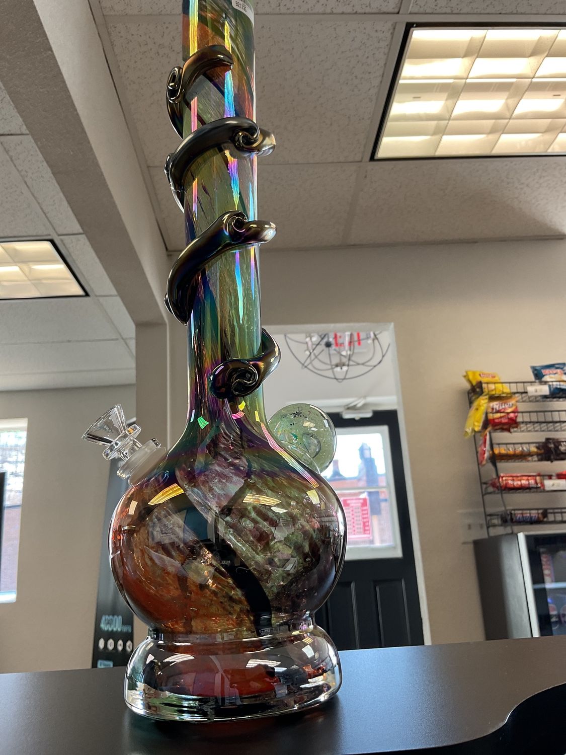 17in Ball w/ cloud wrap water bong