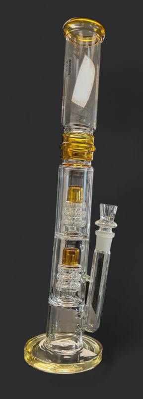 18” Double Matrix Dual Chamber Water Pipe