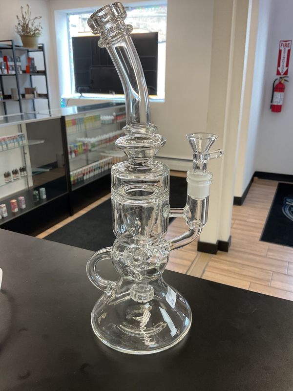 11” Clear Fabb Egg Water Bong