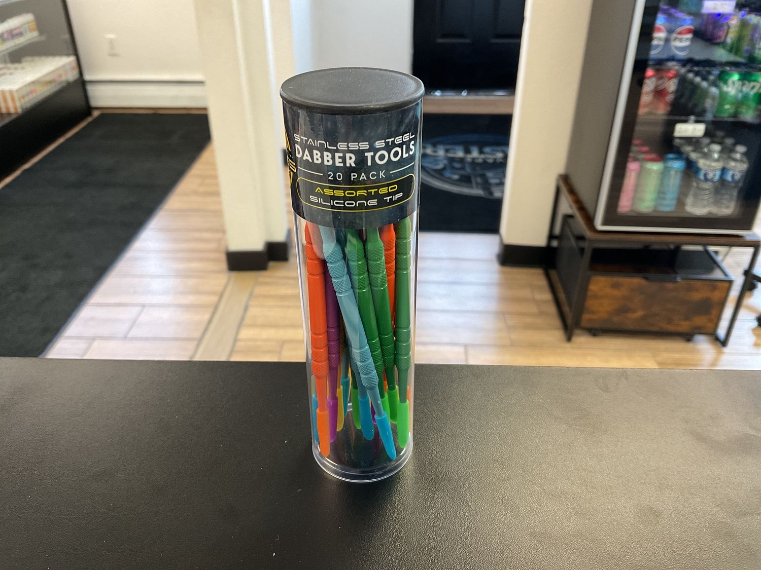 Stainless Steel Dabber Tool w/ Silicone tip