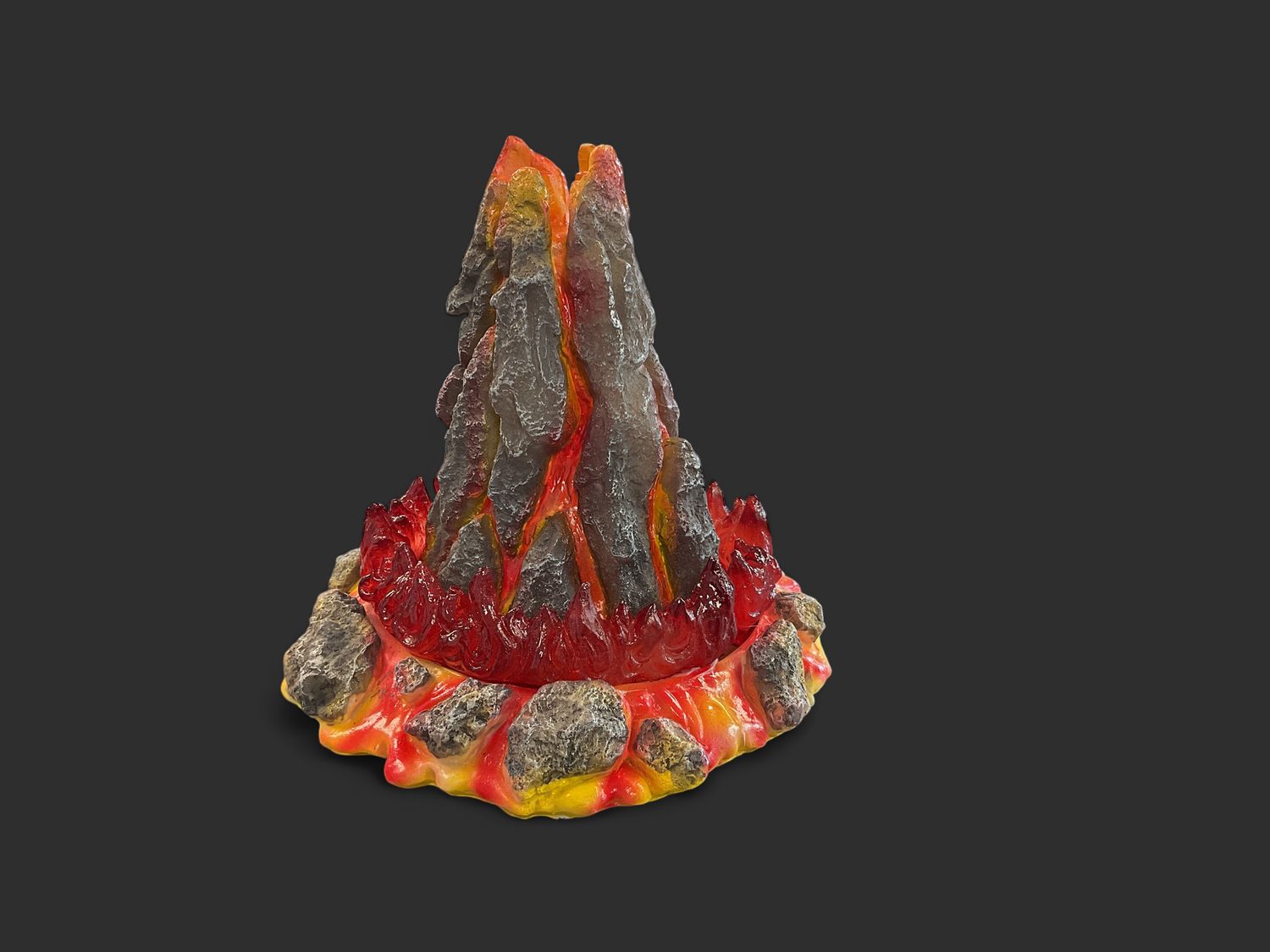 Volcano cone Burner w/ LED light