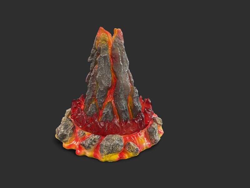 Volcano cone Burner w/ LED light