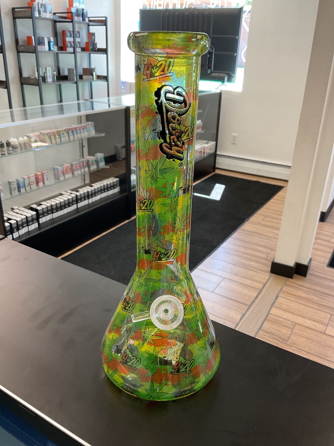 14” Doozy Print Water Bong