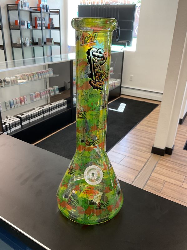 14” Doozy Print Water Bong