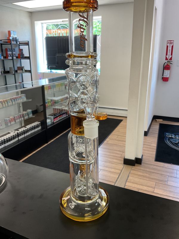 16.5” Donut ice catcher water Bong
